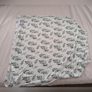 Copper pearl fern print nursing cover or shopping cart cover